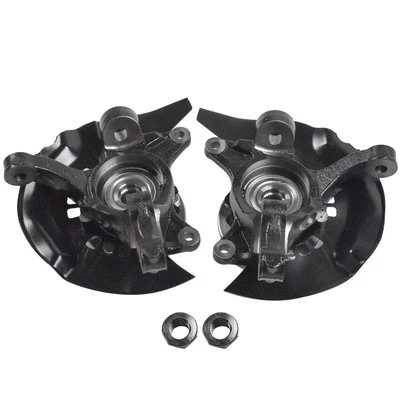 Pair Front Steering Knuckles+Wheel Hub Bearings for 2004 2005 2006 Toyota Camry - Image 1 of 4