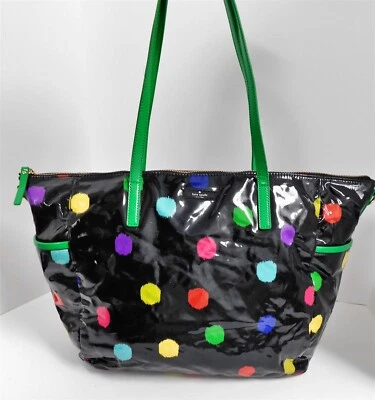Bolso de Mano Kate Spade Azul Marino Multi Lunares Bebé Pañales Foto 1 de 4