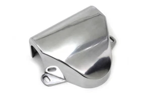 Handlebar Clamp Polished Cowl Cover for Harley Panhead Shovelhead FL 1960-1979 - Picture 1 of 4
