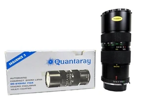 Quantaray 85-210mm F/3.8 Macro 2-Touch Manual Focus Lens for Minolta XD Mount - Picture 1 of 9