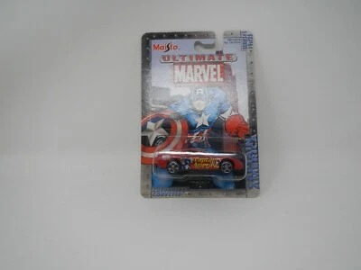 Maisto Ultimate Marvel Captain America Chevrolet Corvette Series 1 #9 - Изображение 1 из 4