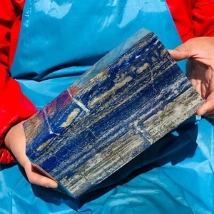 13,04 Pfund natürlicher Lapislazuli handpoliert Kristall Mineral Probe Heilung - Bild 1 von 16
