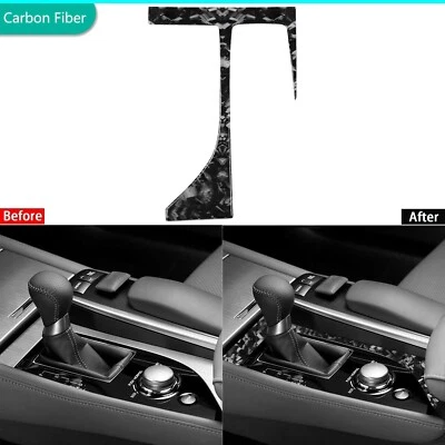 Forged Carbon Fiber Console Gear Shift Panel Frame Trim For Lexus GS GS350 12-20 Foto 1 de 4