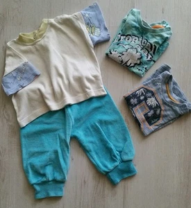 babykleidung Babyklamotten 4Teile kleidungspaket für den Jungen Gr.74 - Bild 1 von 4
