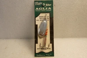 Vintage Mepps Aglia Size 5 Original French Spinner  In Original Package - Picture 1 of 4