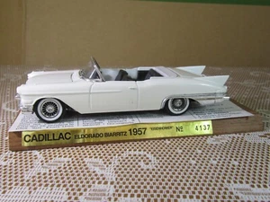 221Z Vintage Sólido 4137 Cadillac ElDorado Biarritz 1957 Eisenhower Blanco 1:43 - Imagen 1 de 16