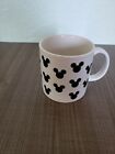 Vintage Micky Mouse Silhouette Cup Mug White Black  Disney