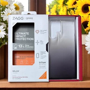 ORIGINAL ZAGG GEAR4 Samsung Galaxy S22 ULTRA Milán Estuche Cubierta Dura a Prueba de Golpes - Imagen 1 de 13