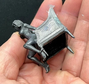 China bronze Kidnapped Sofa Girl mini Statue Art Beauty Model Figurine Artwork - Picture 1 of 6