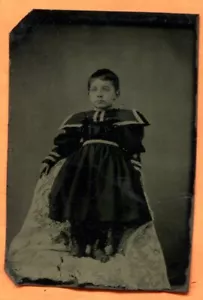 TT Portrait eines kleinen Jungen, ca. 1890er Jahre Farbtyp - Bild 1 von 2