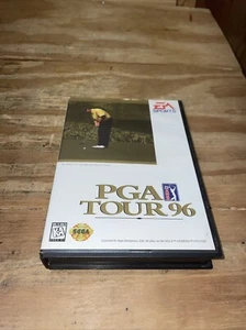 PGA Tour 96 (Sega Genesis 1995) EA Sports 3D Golf Complete in Box CIB - Picture 1 of 7