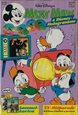 Mickey Mouse Booklet 46/1990 Z2 Non-Barks, No Supplement, with Trading Cards + MM30/1990