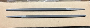 Lot of 2 - 10" x 3/8" Square Tapered Bastard Files Part # HS-4432001 - INDIA - Picture 1 of 4