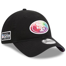 2023 San Francisco 49ers New Era NFL Crucial Catch 9TWENTY Black Adjustable Hat