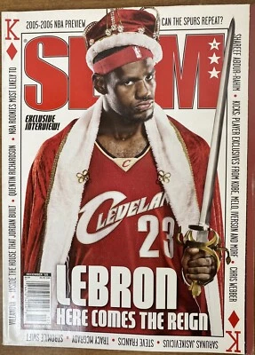 SLAM Magazine December 2005 - LeBron James Cover "Here Comes the Reign" | Exclus - Image 1 of 2