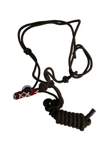 Rope Halter with Lead Horse Training Tack Cowboy Knot - Picture 1 of 28