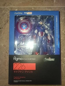 Max Factory Figma 226 Avengers capitán América captain action figure original - Imagen 1 de 2