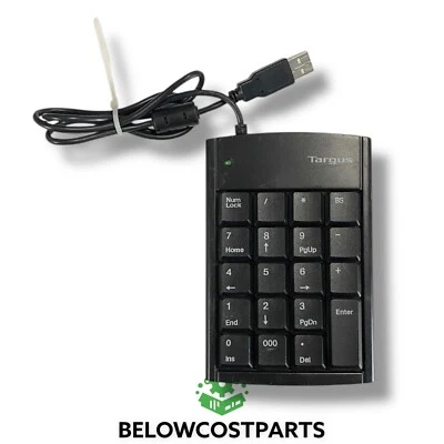 Targus PAUK10U Wired USB Keyboard – Compact External Keyboard A0126554 - Image 1 of 3