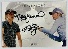 Missy Gannon Natalie Ryan Brixton Golden Era Disc Golf Reflexions Autograph /25