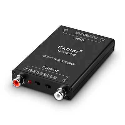 Mini Giradischi Preamplificatore Stereo MM MC Phono Stage Preamp for Turntables - Immagine 1 di 4