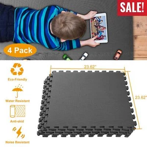 4-16Packs Puzzle Exercise Floor Mats EVA Foam Interlocking Pads 23.62 x 23.62in - Picture 1 of 15