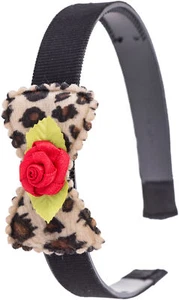LEO Bow ZAYLEE Red Rose Schleifen Haarreif / Hairband Rockabilly - Bild 1 von 2