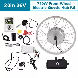 20 inch 36V 750W Bicycle Front Wheel Hub Motor Conversion Kit UK New - Picture 1 of 17
