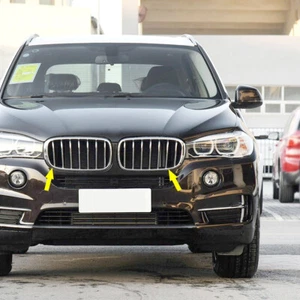 Set Front Bumper Upper Chrome Grille Vent Radiator Fit For BMW X5 F15 2014-2018 - Bild 1 von 5