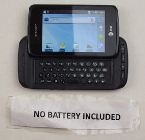 Sharp FX Plus (ADS1) 120MB - Black (AT&T) QWERTY Slider Smartphone - J7631 - Picture 1 of 9