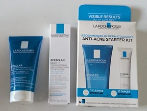 La Roche Posay Anti Acne Starter Kit Effaclar Cleansing Gel & Duo + Corrector - Picture 1 of 4