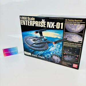 BANDAI STAR TREK USA ENTERPRISE NX-01 1:850 1/850 MASSSTAB MODELLSATZ NEU - Bild 1 von 19