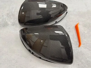 Tapas de cubierta de espejo retrovisor de fibra de carbono seco Pre-Preg Mercedes W205 W213 W222 GLC GT RHD - Imagen 1 de 7