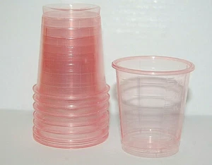 Medizinbecher Schnapsbecher Schnapsglas Schnapsgläser Medikamentenbecher rot - Bild 1 von 1