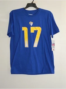 Camiseta Puka Nacua #17 de los Rams para hombre nueva con etiquetas - talla grande - camiseta de algodón de la NFL - fútbol americano de Los Ángeles - Imagen 1 de 5