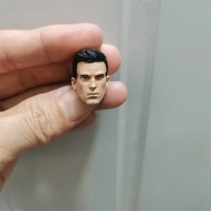 Painted 1/12 Scale The Handsome Solider Man Wayne Head Sculpt Fit 6" ML Figure - Picture 1 of 3