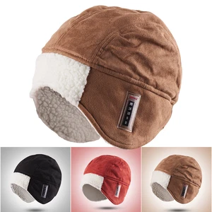 Winter Ear Warm Hat Fleece Cycling Ski Beanie Cap Sports Earflap Hat Men Women - Picture 1 of 15