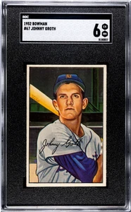 1952 Bowman #67 Johnny Groth SGC 6 - Picture 1 of 2