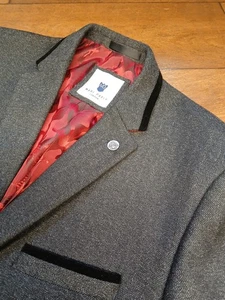 Marc Darcy London Vince Designer Tweed Blazer Sakko 44R Tadellos - Bild 1 von 14