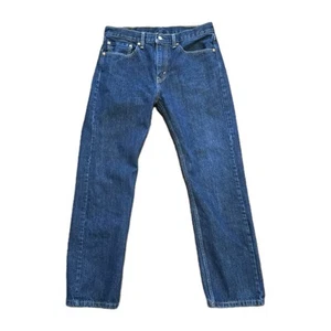 Jeans Levi's Para Hombre 34x32 Azul 505 Calce Relajado Pierna Recta Denim Lavado Oscuro - Imagen 1 de 9
