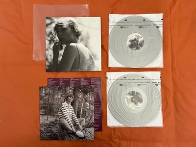 TAYLOR SWIFT - Folklore: Meet Me Behind The Mall GREY 2LP VINYL  - OPENED/UNUSED - Image 1 of 4