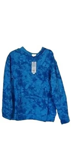 Cat & Jack Unisex Kids Size Medium Bright Blue Pullover Sweatshirt - Picture 1 of 4