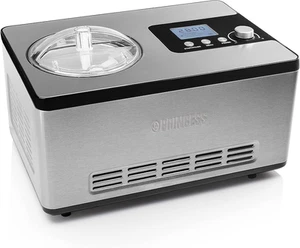 Macchina per Il Gelato Deluxe, 180 W, Acciaio Inossidabile, Grigio - Foto 1 di 12