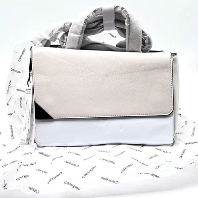 NUEVO-Cartera Convertible Calvin Klein Basalto Asimétrica Triple Compartimento Foto 1 de 4