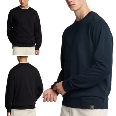 Lyle & Scott Mens Sweatshirt ML2291V Crew Neck Pullover Jumper Casual Cotton New - Image 1 of 4