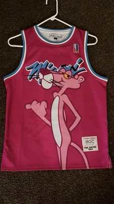 Pink Panther Miami Men's S Kids L Embroidered Basketball Jersey - Image 1 of 4