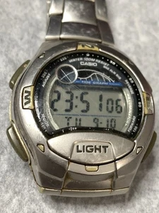 Casio Tide Moon Phase Graph Mens Dual Time Watch W753 Module 2926 - Picture 1 of 11