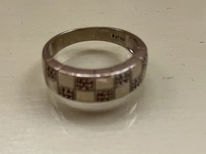 Hallmarked 9ct White Gold 0.05 Diamond Style Mens Ring Size X 5.06g - Picture 1 of 6