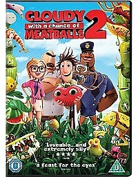 Cloudy WIth A Chance Of Meatballs 2 (DVD, 2014)