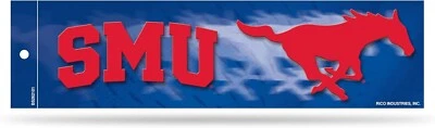 SMU Mustangs Bumper Sticker NEW!! 3x11 Inches Free Shipping! - Image 1 of 2