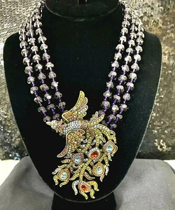 Collana di perle Heidi Daus vicolo pavone CRISTALLI SWAROVSKI BELLEZZA ASSOLUTA WOW - Foto 1 di 8